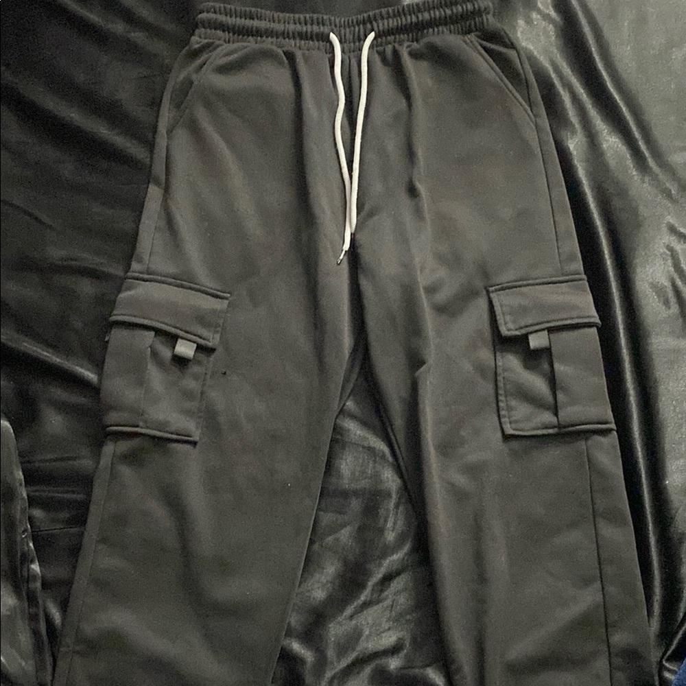 Men's Black Cargo Pants